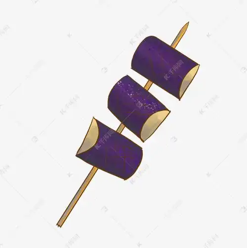 餐饮美食烤茄子插画