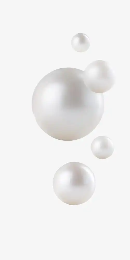 白色珍珠免抠素材免费下载_觅元素51yuansu.com