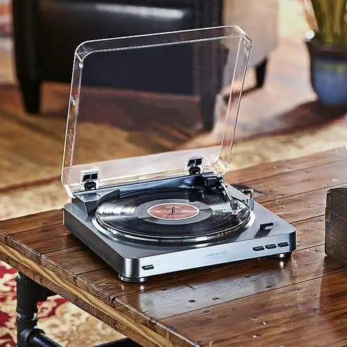 铁三角atlp60x黑胶唱片机复古留声机老式怀旧cdlp60xbt黑胶唱片机