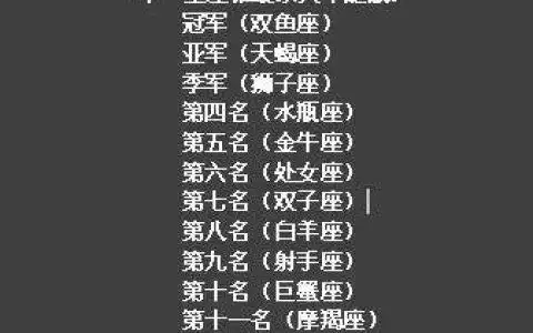 杀人不眨眼的星座是哪个(死神都不敢惹的五大星座)