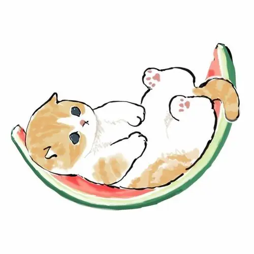 喵喵喵很q的猫猫头像认真生活每一天都值得期待