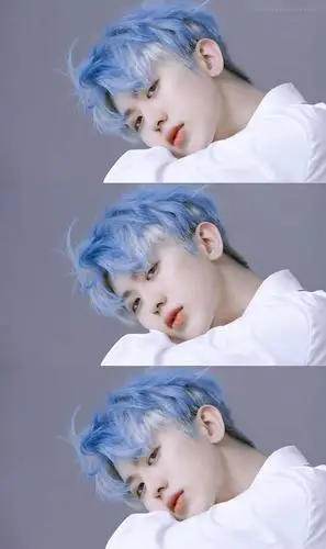 蔡徐坤蓝发绝美图汇总