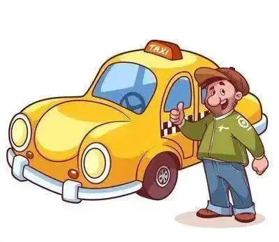 出租车司机卡通头像