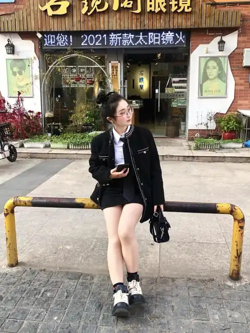 15096微胖小矮妹冬日显瘦小香风穿搭