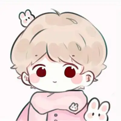 耐看简单头像可爱卡通情侣一男一女图片