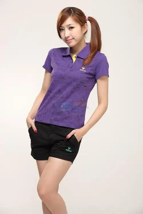 adivon 新款女子翻领短袖 b11122 绿色 l