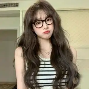 假发女长发水波纹长卷发逼真自然全头套式蓬松网红圆脸造型假发套