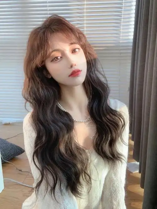 浪漫蓬松优雅的韩式烫发