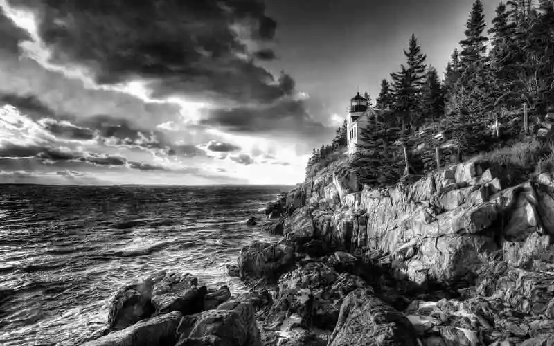 澳洲黄金海岸风景图片黑白-风景壁纸 - 壁纸家