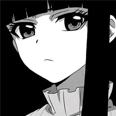 暗黑系黑白高冷御姐动漫女头_动漫头像_美头网