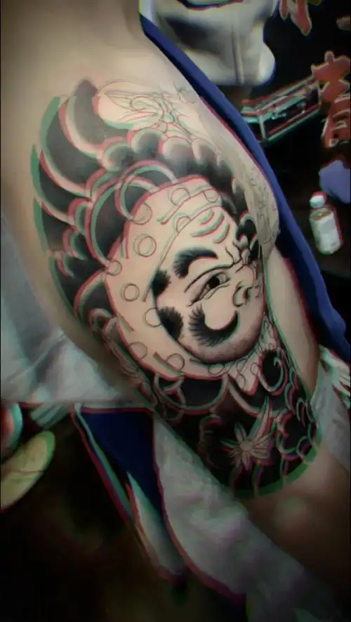 日式半甲之火男底色