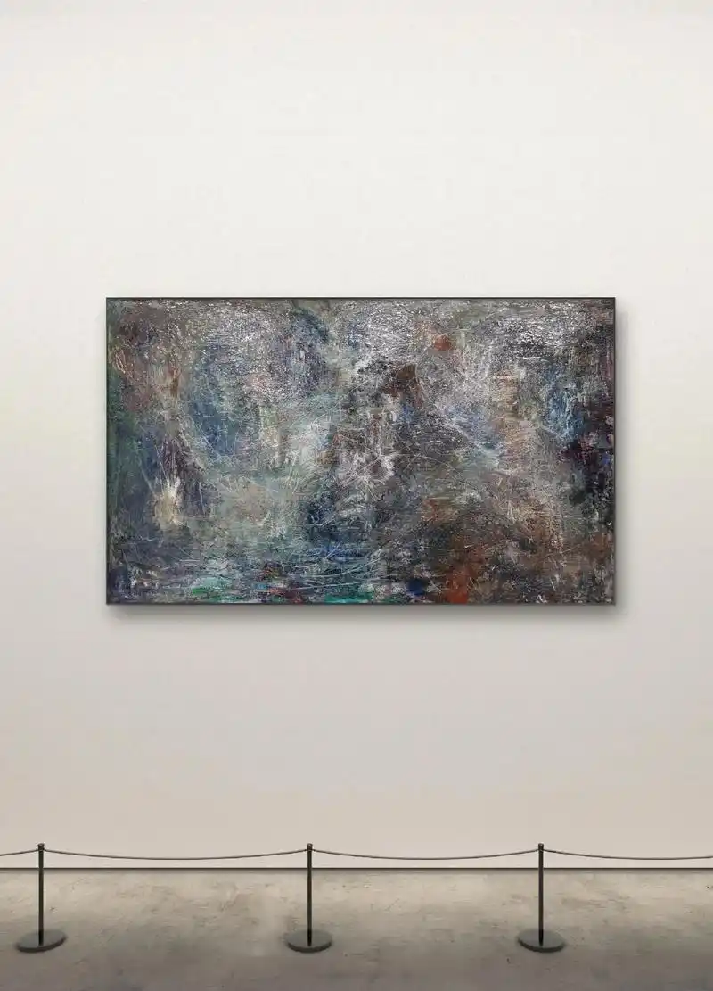 综合材料绘画 #抖出我的艺术 #原创作品 #视觉艺术  - 抖音