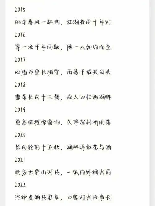 每年盗墓笔记应援口号