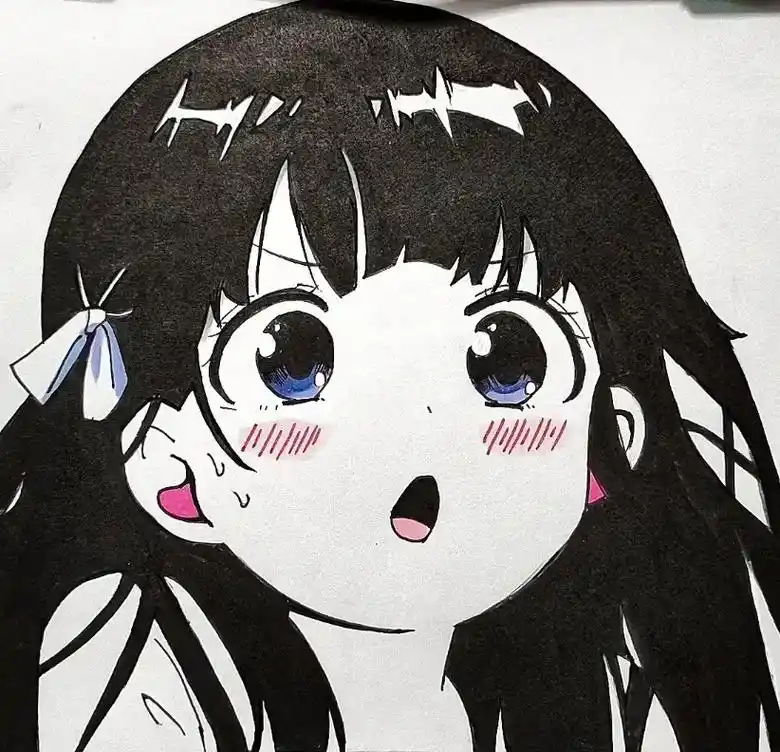 动漫手绘 #可爱动漫头像 #二次元 可愛い来一波@dou  - 抖音