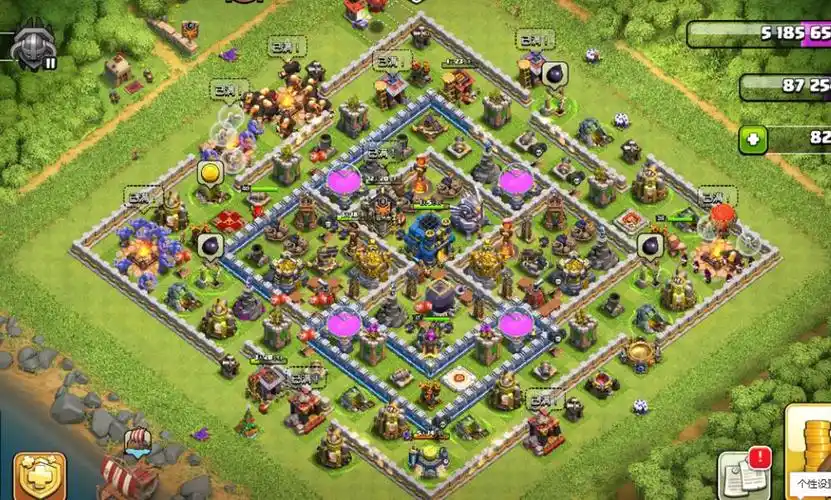 12本日常阵方形对称阵,部落冲突阵型分享,12本日常阵方形对称阵分享