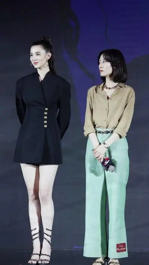 宋佳同框刘敏涛差5岁如隔代一个短裙似女儿一个衬衫像妈妈