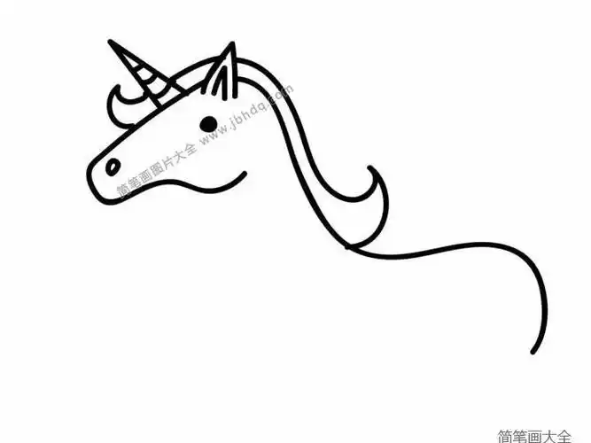 分步学画:独角兽