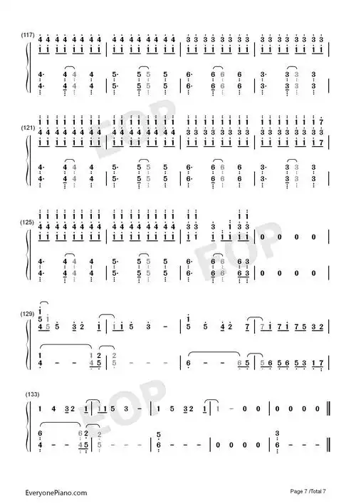 溯reverse-这一秒只想在爱里沉溺-抖音热歌双手简谱预览7