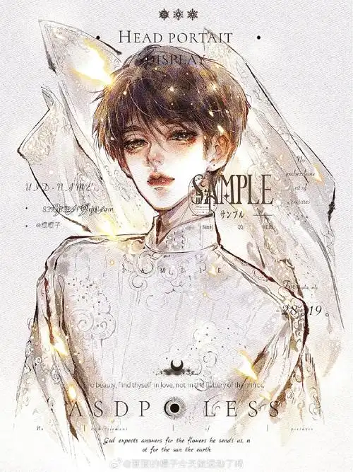 刘宇##水彩##手绘##壁纸##头像##板绘##大鲨十方