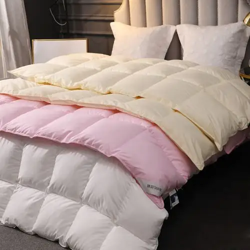 【防菌抗螨】羽绒被95白鹅绒冬被加厚保暖双人鸭绒被芯春秋被特价