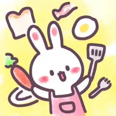 卡哇伊可爱小兔子呆萌卡通头像_卡通动漫_头像控