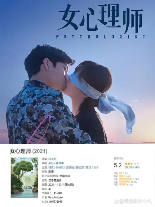 2 集数:40 主演:杨紫 / 井柏然 / 王乾越 / 菅纫姿  剧情:《女心理师