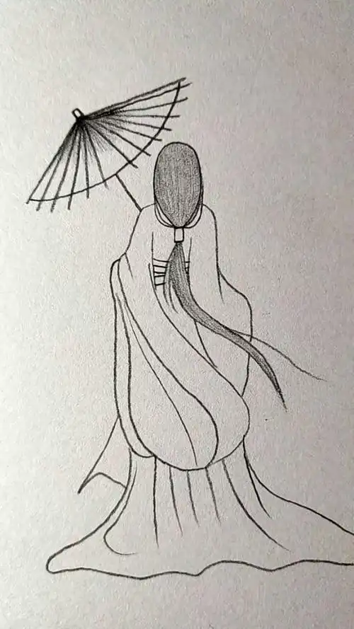 画仙气飘飘的古装女子