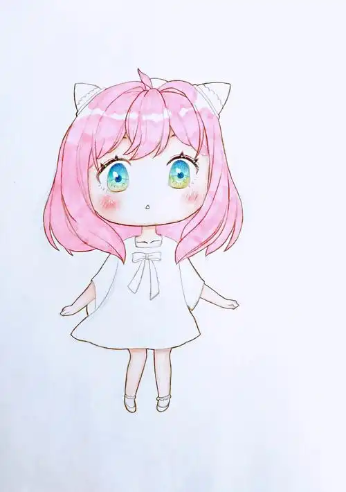 q版动漫人物——阿尼亚 - 简书