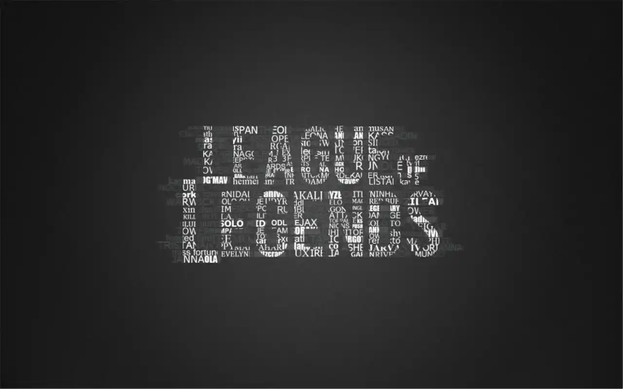 个性艺术英文字体唯美高清桌壁纸