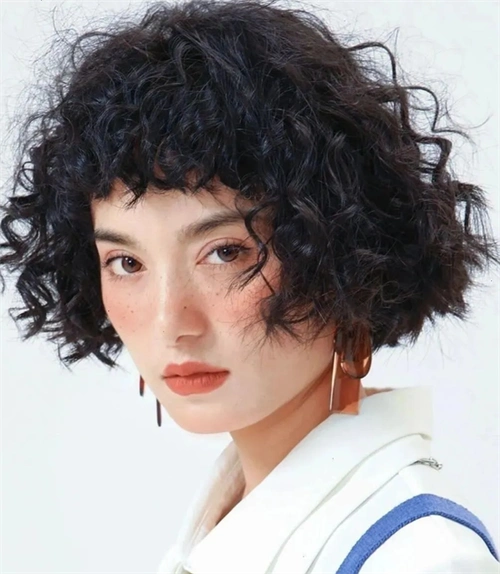 复古羊毛卷短发 人见人爱人夸