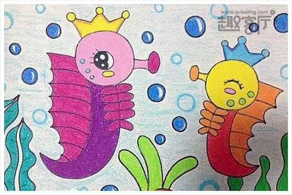 幼儿简单的绘画作品 漂亮的儿童画图片