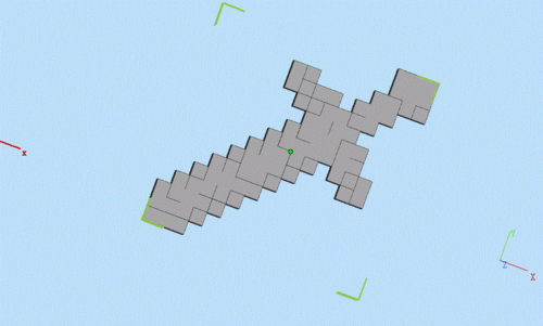 我的世界 钻石剑