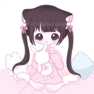 软锦可爱卡通q版手绘动漫软妹女生头像