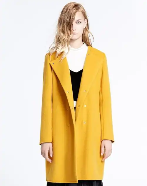 印第安金黄色大衣