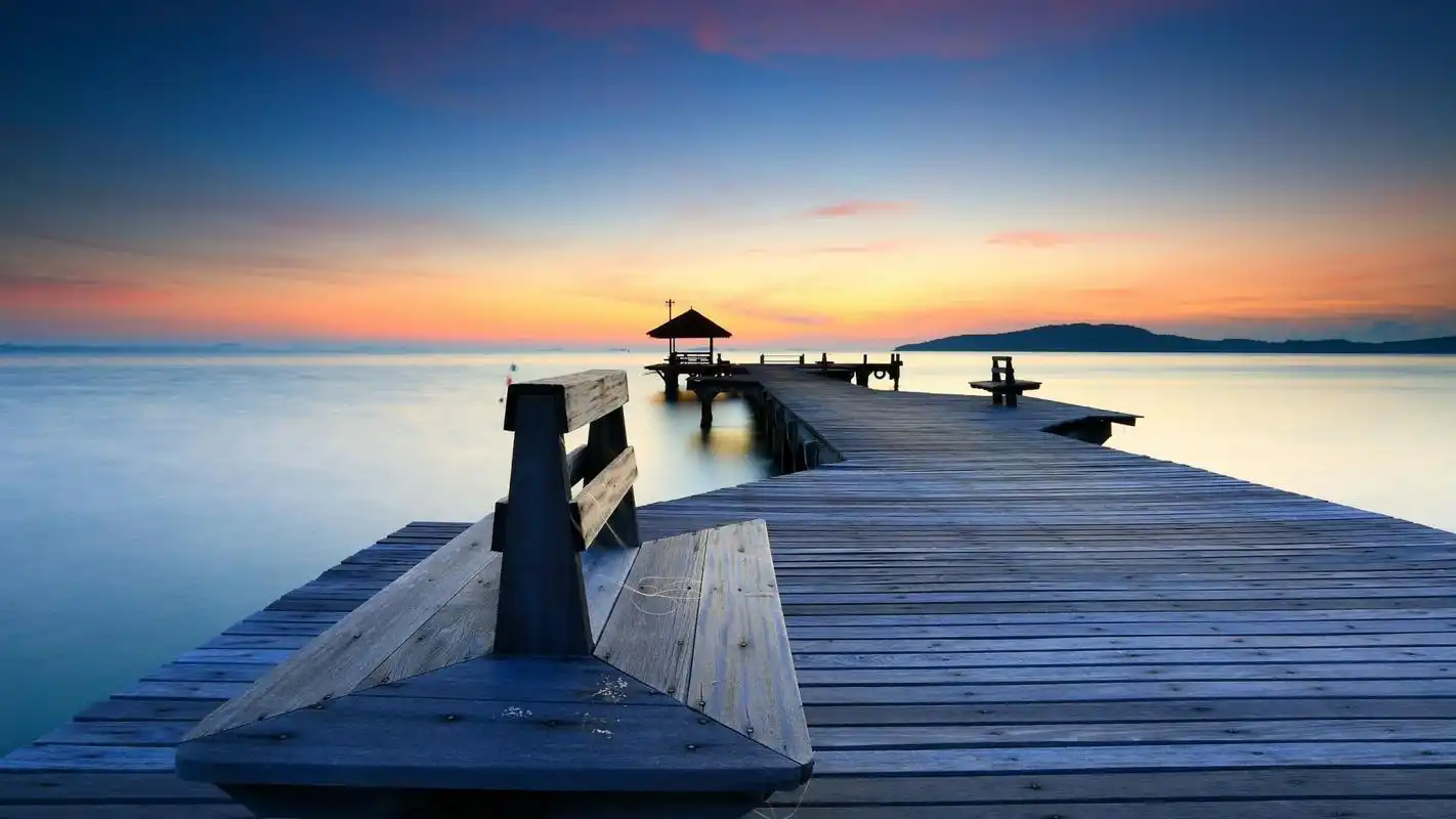 清新唯美海边风景桌面壁纸,安静唯美的画面,简简单单的风景,清新淡雅