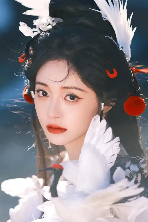 周洁琼白鹤古装##周洁琼白鹤仙子