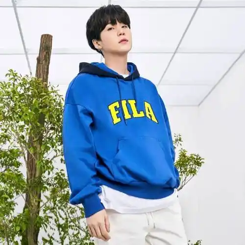 防弹少年团bts闵玧其 斐乐代言图