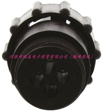 te泰科电子cpc series 1连接器4路公插芯插头11外壳尺寸206429-1