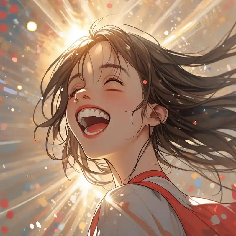 98阳光笑容治愈系漫画头像96