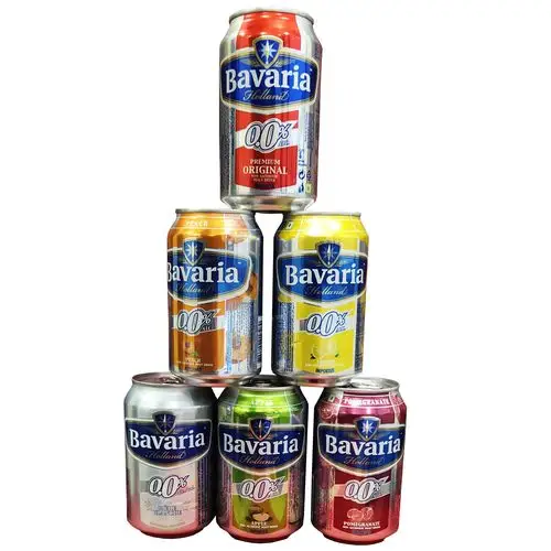 6罐组合无酒精啤酒荷兰进口宝华利无醇果味啤酒330ml罐装啤酒