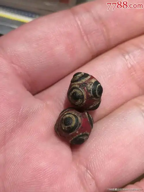 蜻蜓眼一对配饰_小哥玉石啥都有【7788商城__七七八