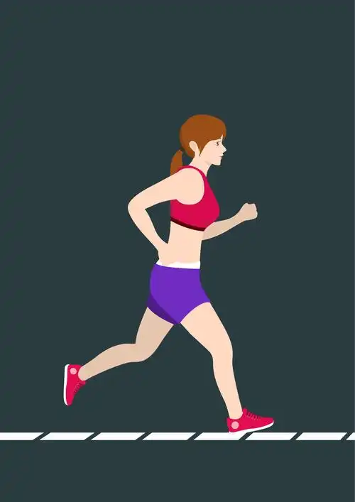 跑步人物矢量动画|插画|创作习作|小隐隐 - 原创作品 - 站酷 (zcool)
