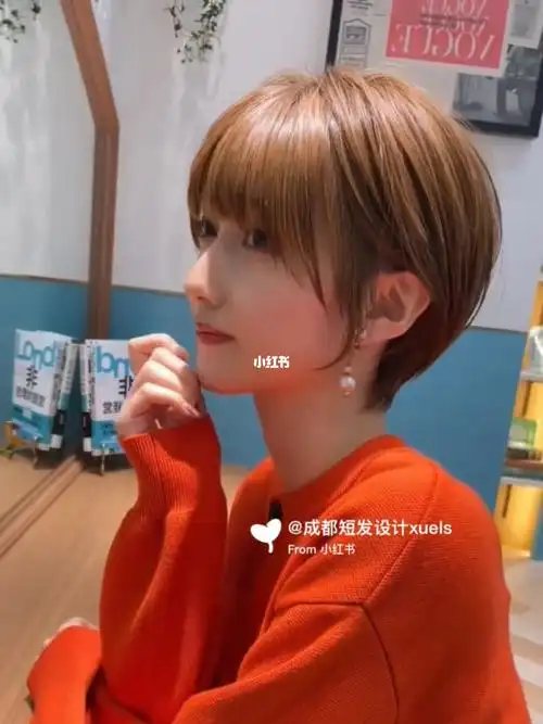 超级好看的韩系挂耳短发可甜可盐适合方圆脸