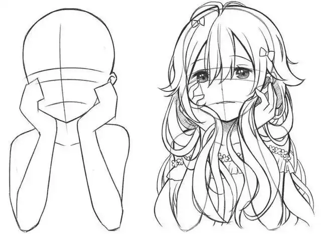 绘画板绘丨二次元漫画人物五官的画法