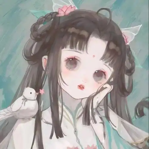 古风女侠执剑霸气头像求一张图,大概是一个古风女子,头发束着一部分