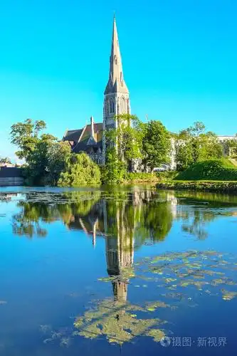 在丹麦的哥本哈根城市的风景