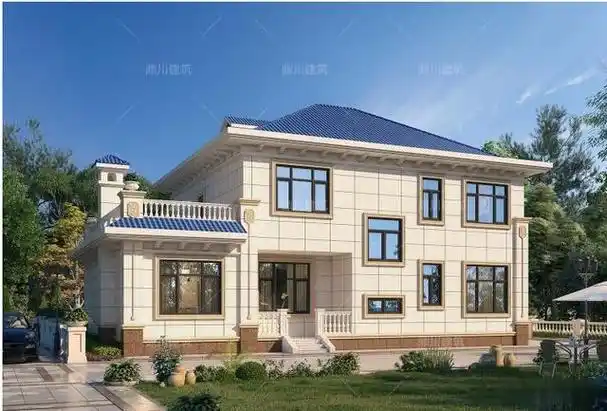 11款二层农村自建房面积适中造价经济外观大气又好看