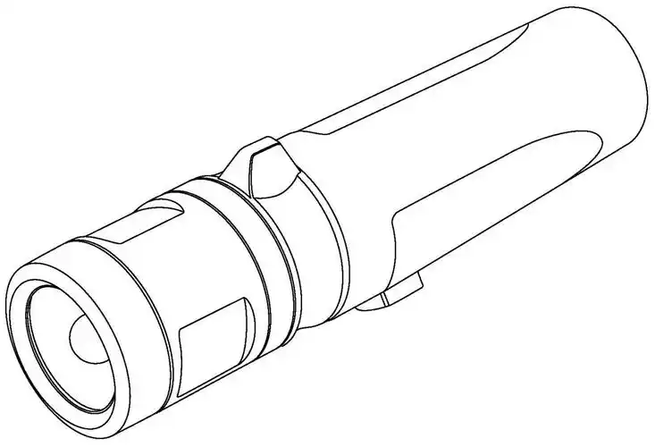 本外观设计产品的名称:手电筒.2.