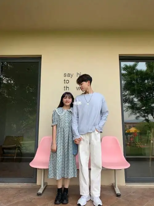 150与175相差25cm的情侣穿搭我太爱了吧