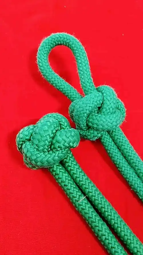 纽扣结,最古老的布扣打结方法